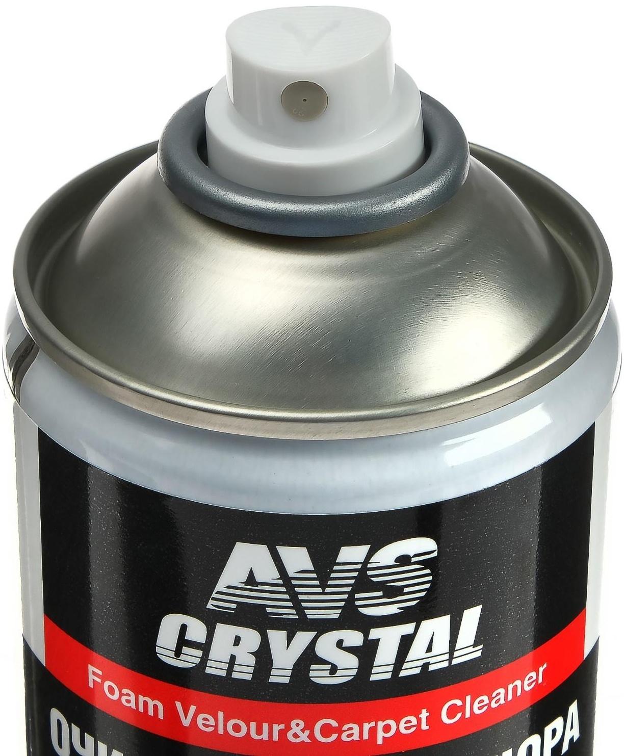 Очиститель велюра и обивки салона AVS AVK-029, пенный, 520 мл
