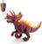 Динозавр радиоуправляемый T-Rex, световые и звуковые эффекты, работает от батареек