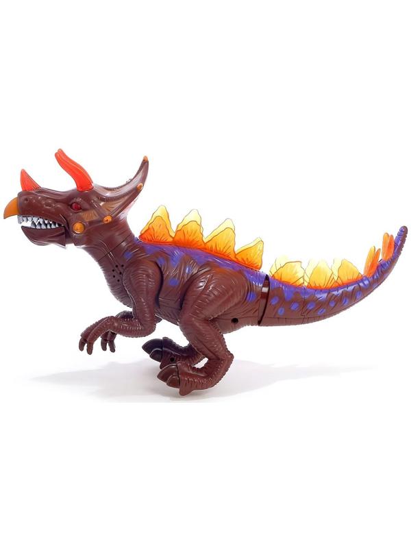 Динозавр радиоуправляемый T-Rex, световые и звуковые эффекты, работает от батареек