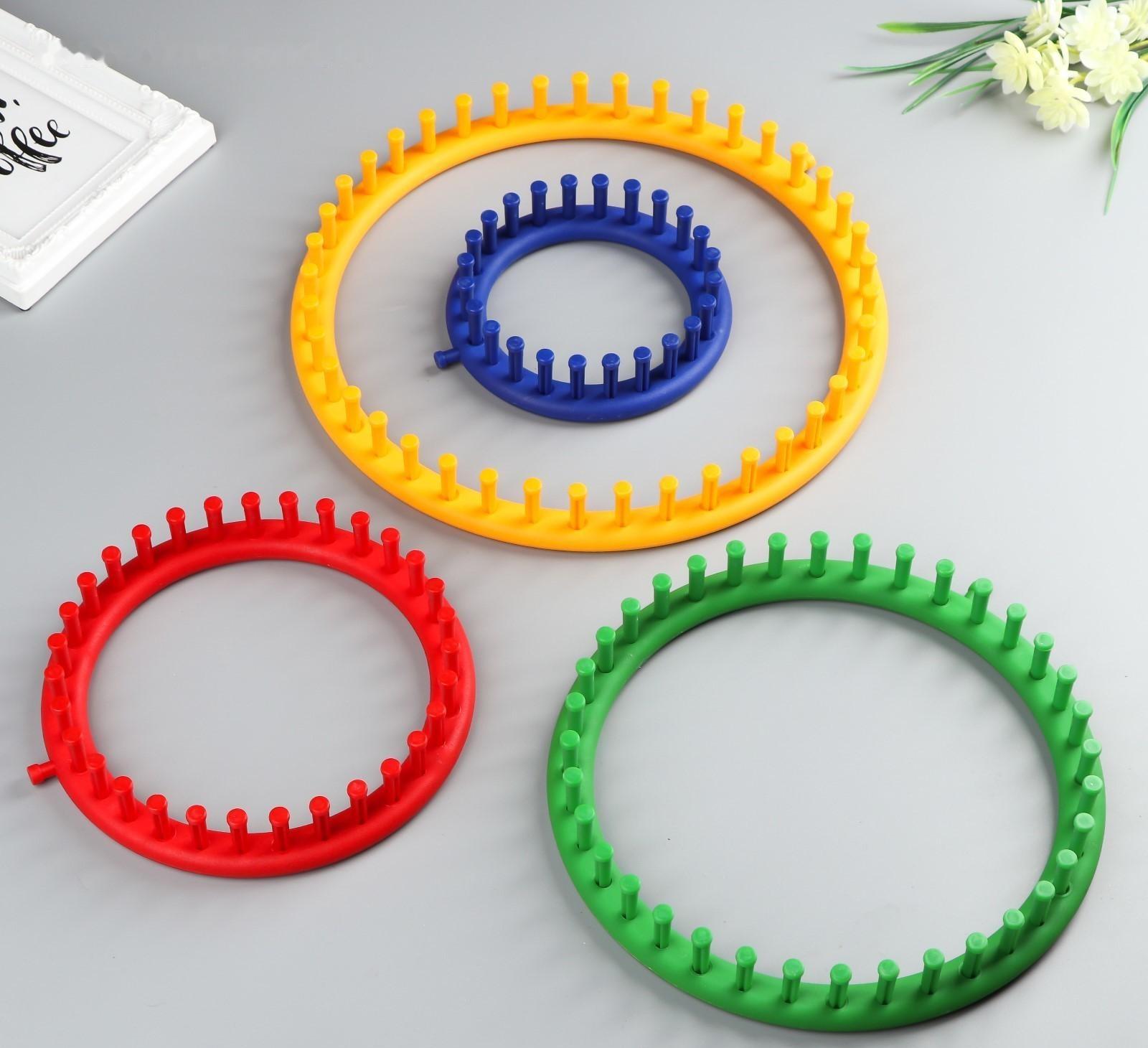 Набор устройств для вязания 4 шт крючок и игла в комплекте d=14 см, 19 см, 24 см, 30 см