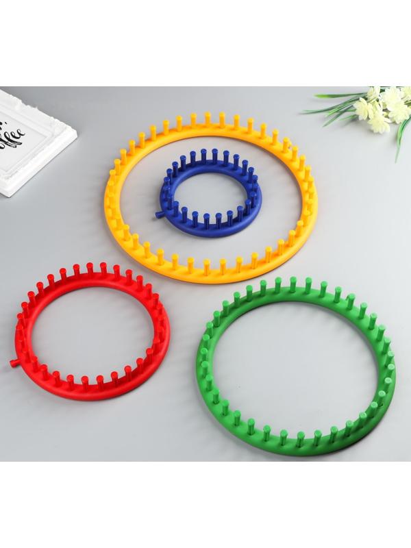 Набор устройств для вязания 4 шт крючок и игла в комплекте d=14 см, 19 см, 24 см, 30 см