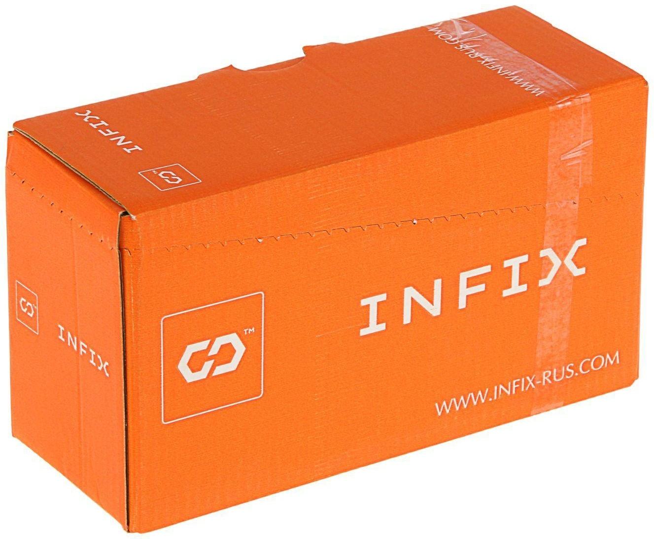 Саморез отделочный INFIX, 4х70 мм, потай, Torx15, жёлтый цинк