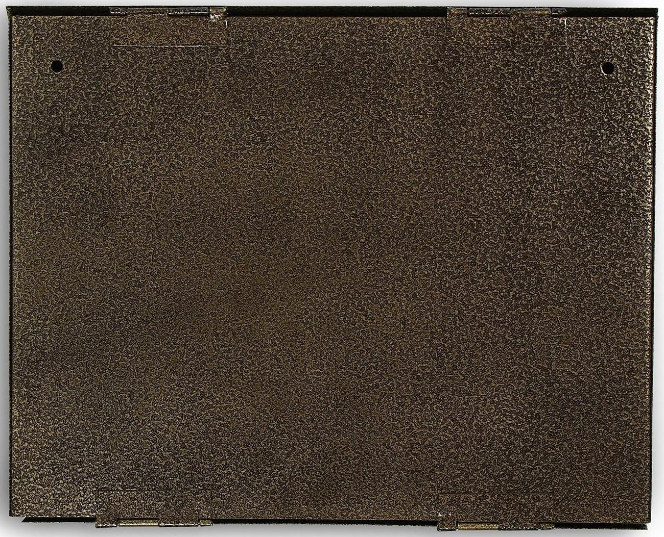 Ящик почтовый с замком, горизонтальный «Широкий», бронзовый