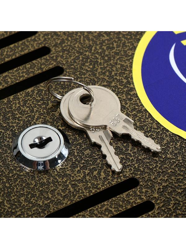 Ящик почтовый с замком, горизонтальный «Широкий», бронзовый