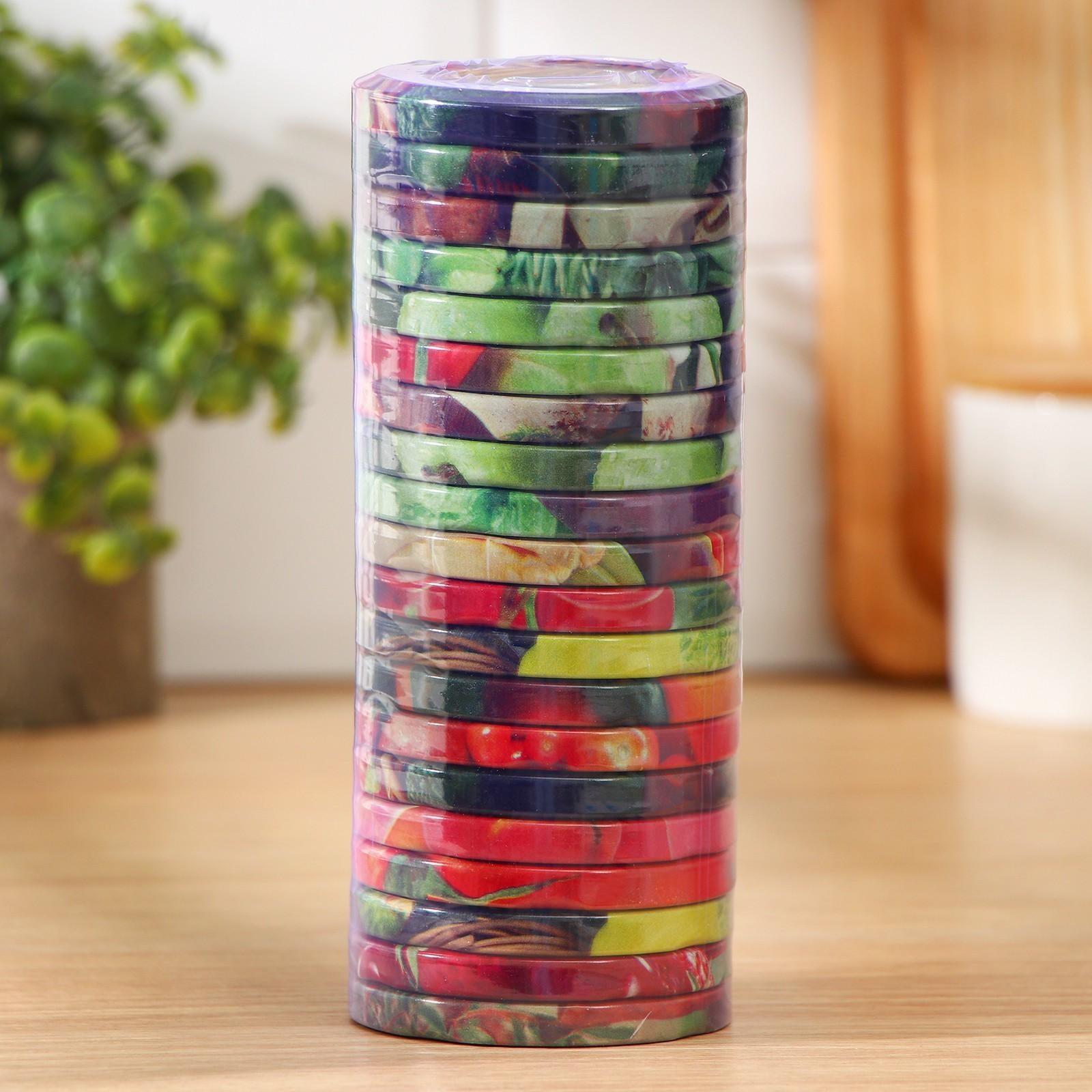 Крышка для консервирования «Элит», ТО-66 мм, винтовая, литография, лакированная / 20 шт.