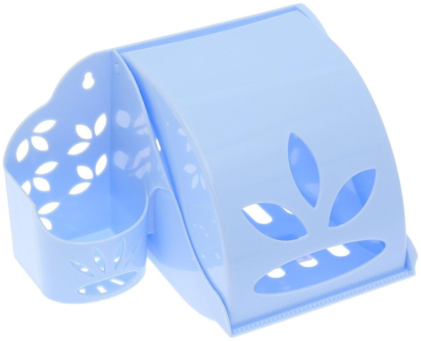 Держатель для туалетной бумаги и освежителя воздуха, цвет МИКС