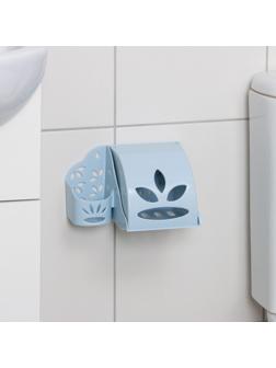 Держатель для туалетной бумаги и освежителя воздуха, цвет МИКС