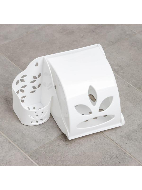 Держатель для туалетной бумаги и освежителя воздуха, цвет МИКС