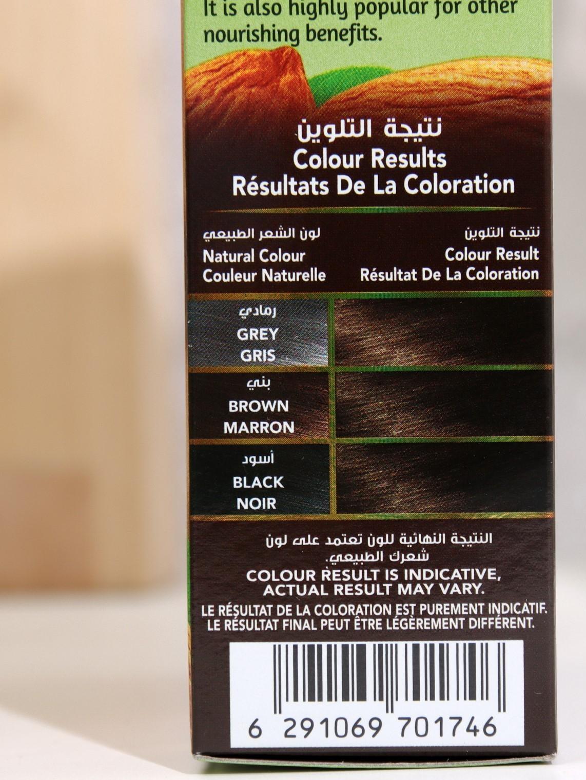 Хна для волос коричневая VATIKA HENNA HAIR COLOURS BROWN, 6 пакетиков по 10 г