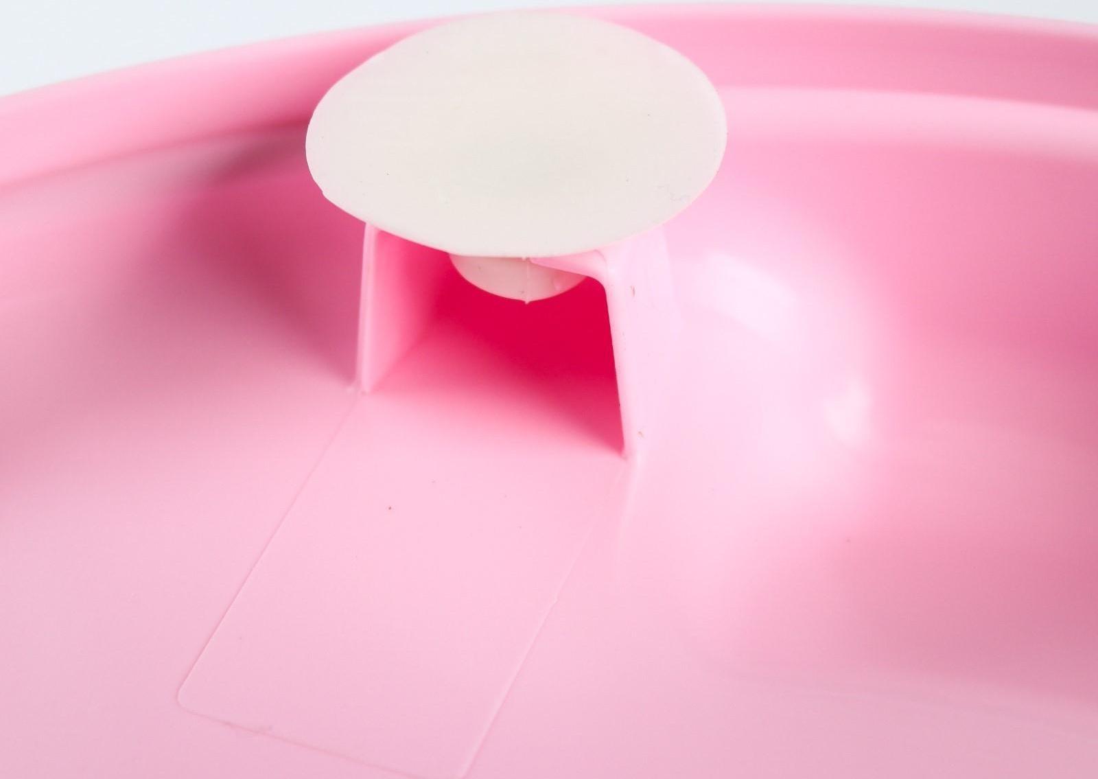 Стульчик для купания на присосках, цвет розовый