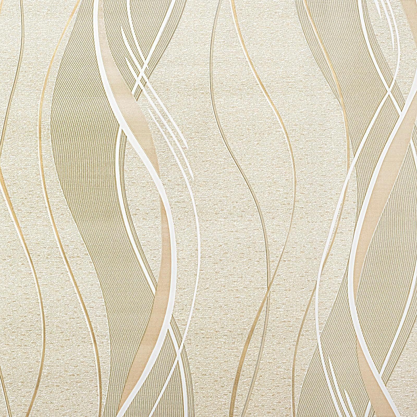 Обои бумажные Саратов Ф434-02 Импульс бежевый 0,53х10м