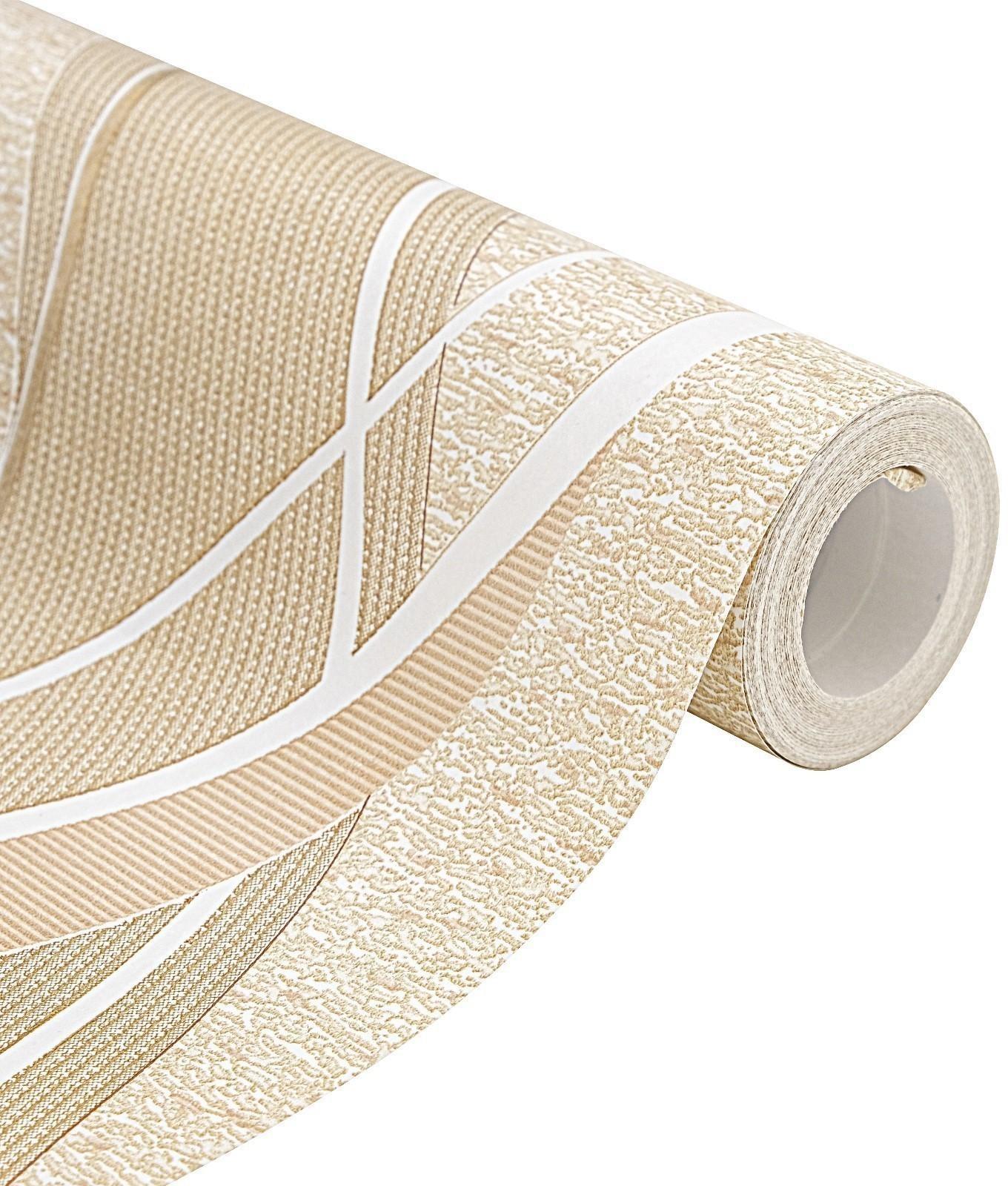 Обои бумажные Саратов Ф434-02 Импульс бежевый 0,53х10м