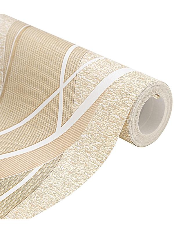 Обои бумажные Саратов Ф434-02 Импульс бежевый 0,53х10м