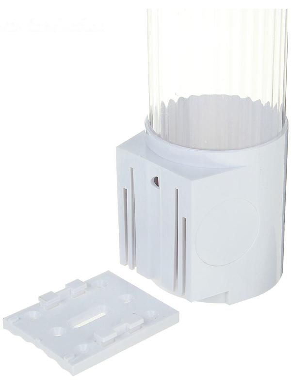 Стаканодержатель LESOTO white, на шурупах, белый