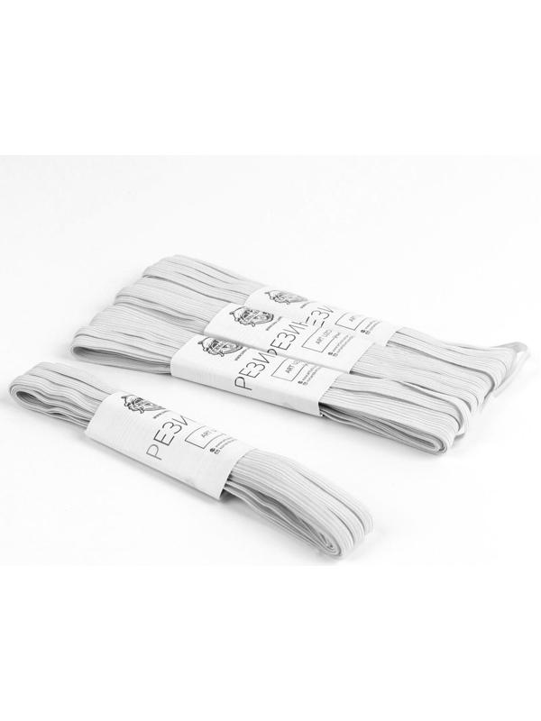 Резинки бельевые, 6 мм, 5,5 ± 0,5 м, 4 шт, цвет белый