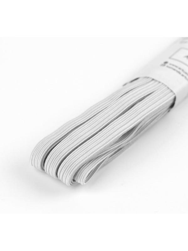 Резинки бельевые, 6 мм, 5,5 ± 0,5 м, 4 шт, цвет белый