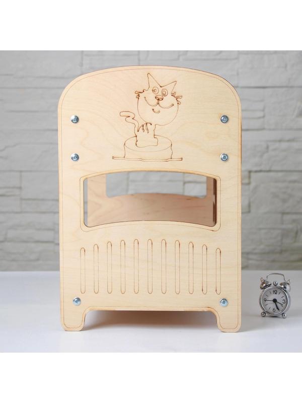 Кроватка классическая №3 «2-х ярусная», с постельным бельём