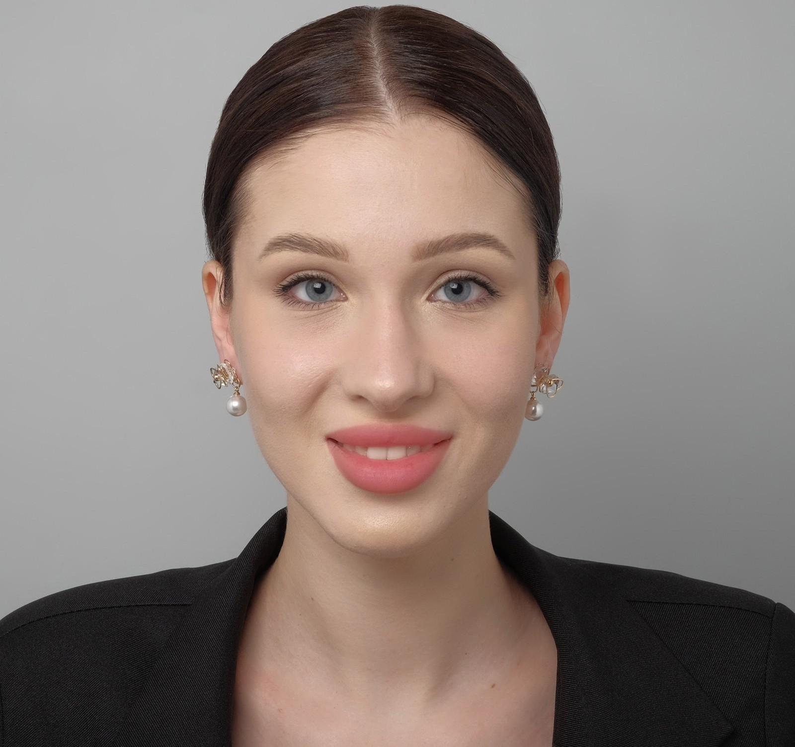 Серьги с жемчугом 