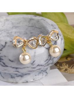 Серьги с жемчугом 