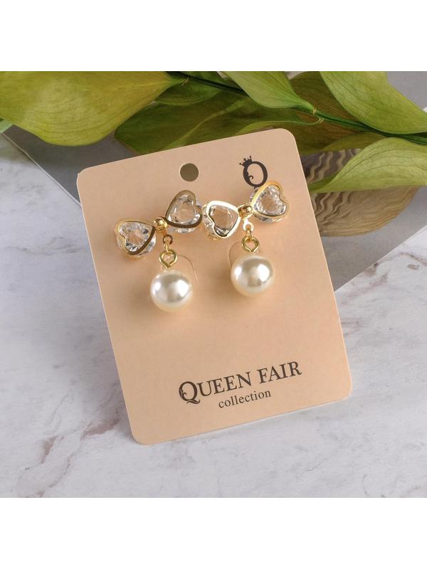 Серьги с жемчугом 