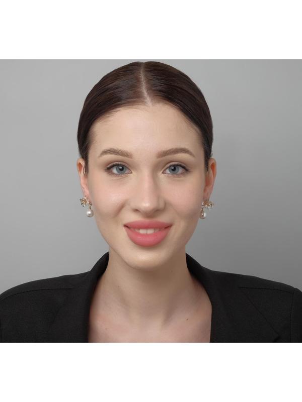 Серьги с жемчугом 