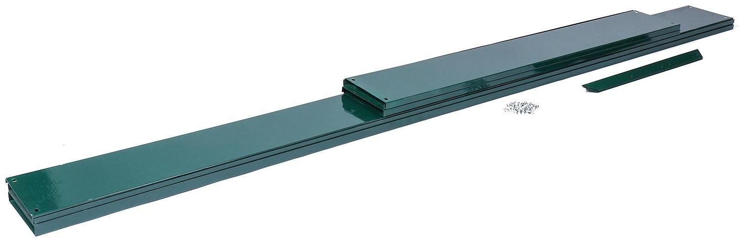 Грядка оцинкованная, 195 × 100 × 34 см, зелёная, Greengo