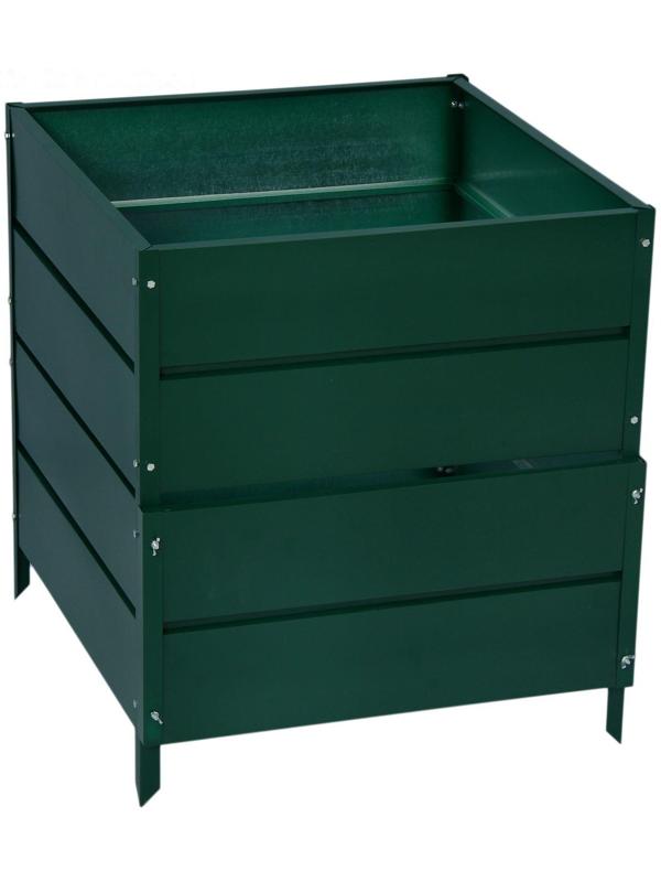 Компостер оцинкованный, 1060 л, 100 × 100 × 106 см, зелёный