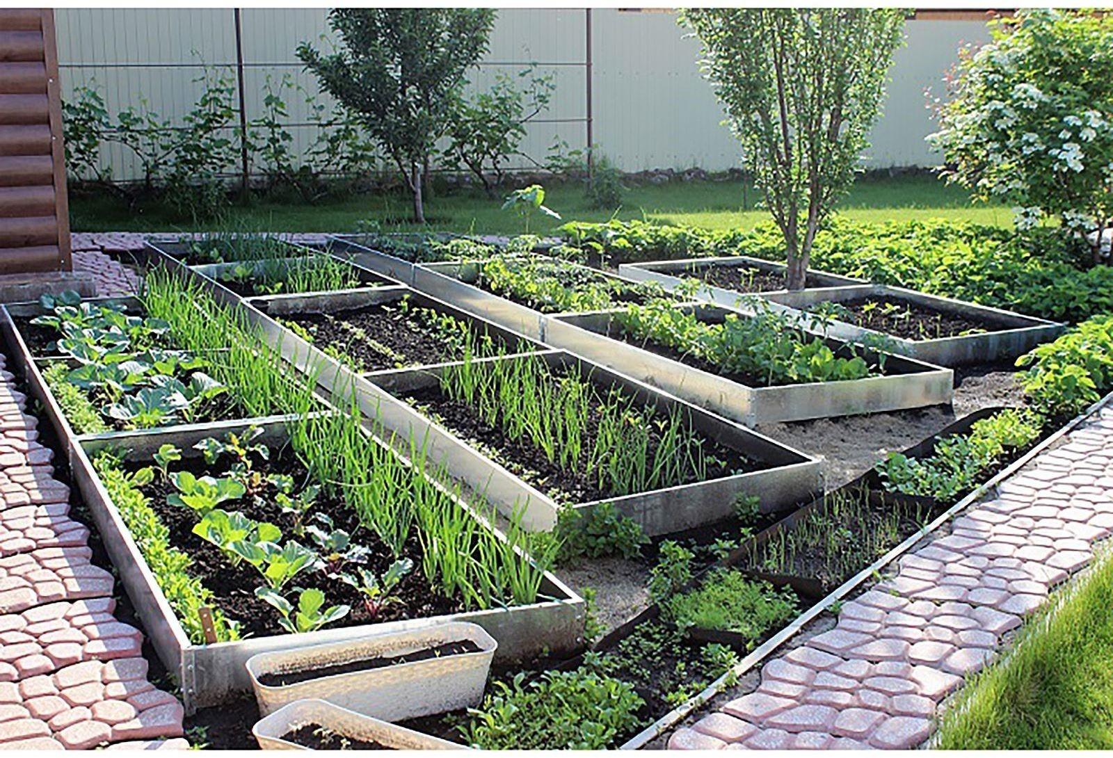 Грядка оцинкованная, 195 × 100 × 15 см, серая, Greengo