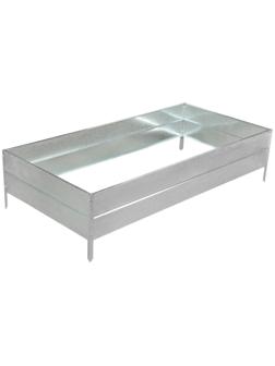 Грядка оцинкованная, 195 × 100 × 34 см, Greengo