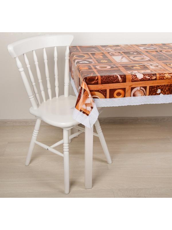 Скатерть на нетканой основе многоразовая «Кофе», 90×135 см