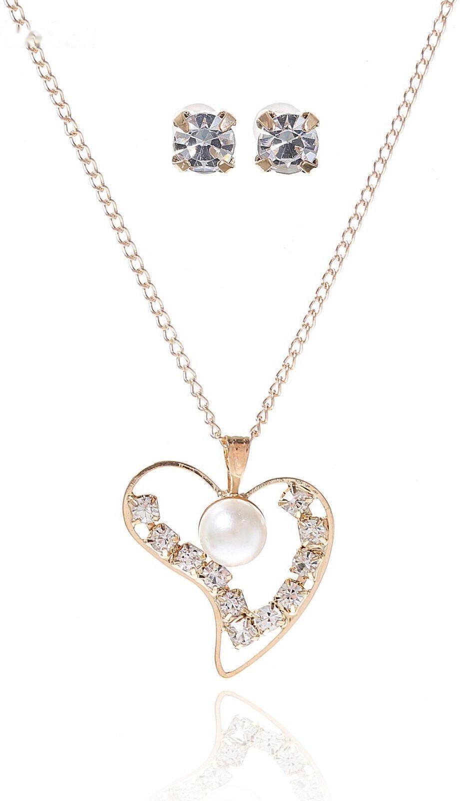 Гарнитур 2 предмета: серьги, кулон 