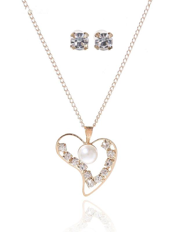 Гарнитур 2 предмета: серьги, кулон 