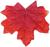 Декор «Кленовый лист», набор 50 шт, красный цвет