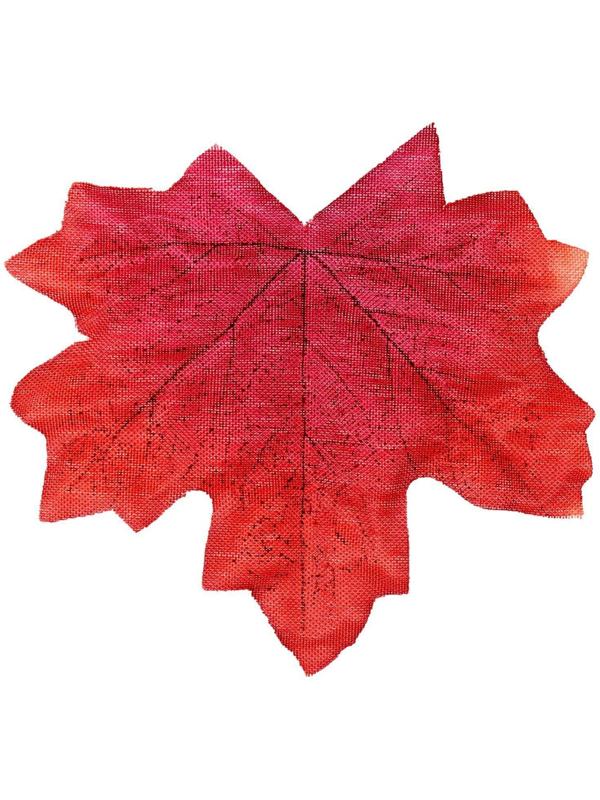 Декор «Кленовый лист», набор 50 шт, красный цвет