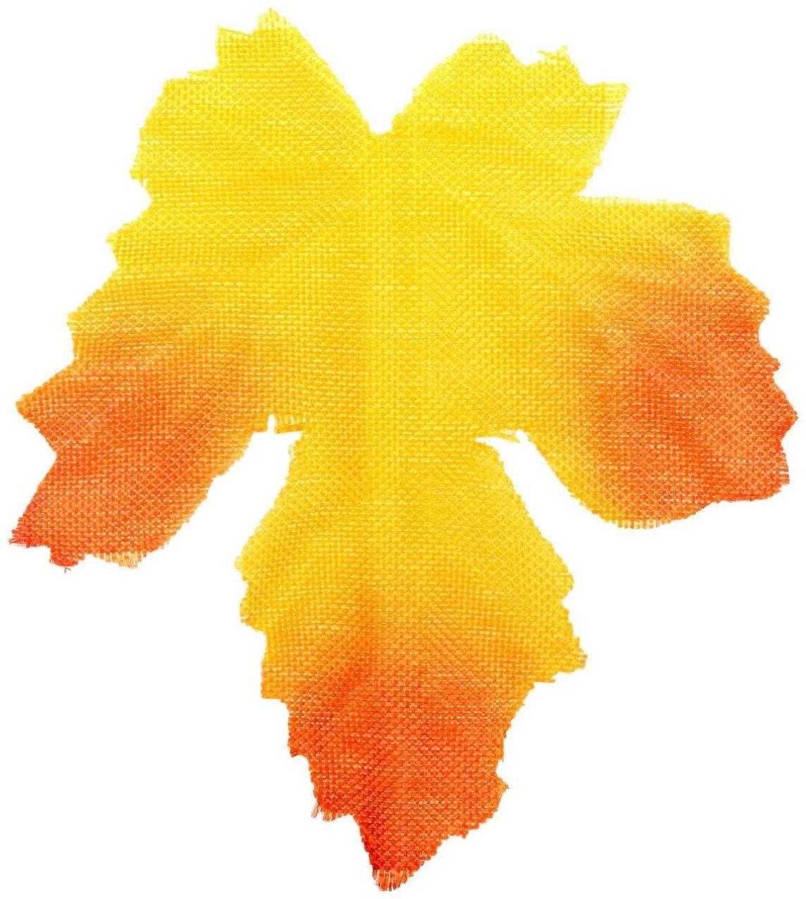 Декор «Осень», набор 100 шт, жёлто-оранжевый цвет