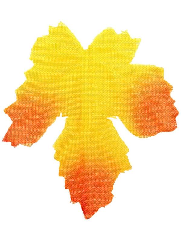 Декор «Осень», набор 100 шт, жёлто-оранжевый цвет