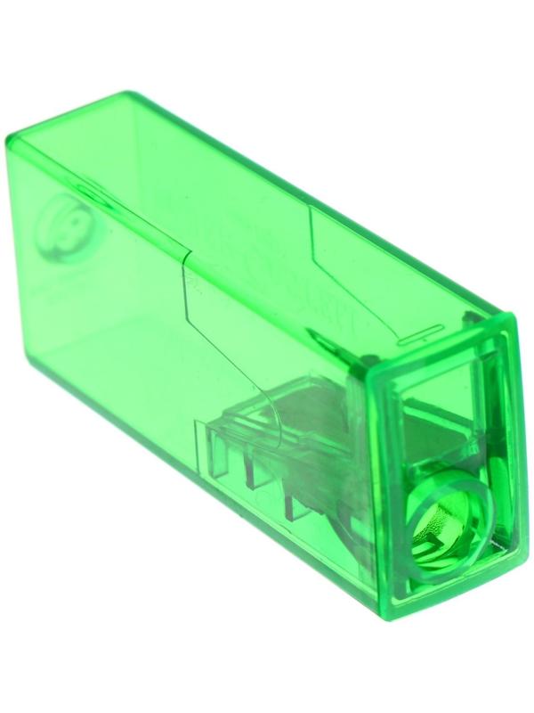 Точилка 1 отверстие с контейнером Faber-Castell 5815 микс*5 цветов, флуоресцентные цвета