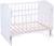 Детская кроватка «Морозко» на качалке с поперечным маятником, цвет белый