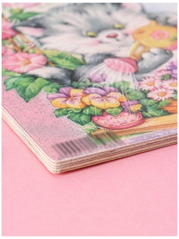 Доска разделочная деревянная «Любимой маме», 25×16,5х0,6 см