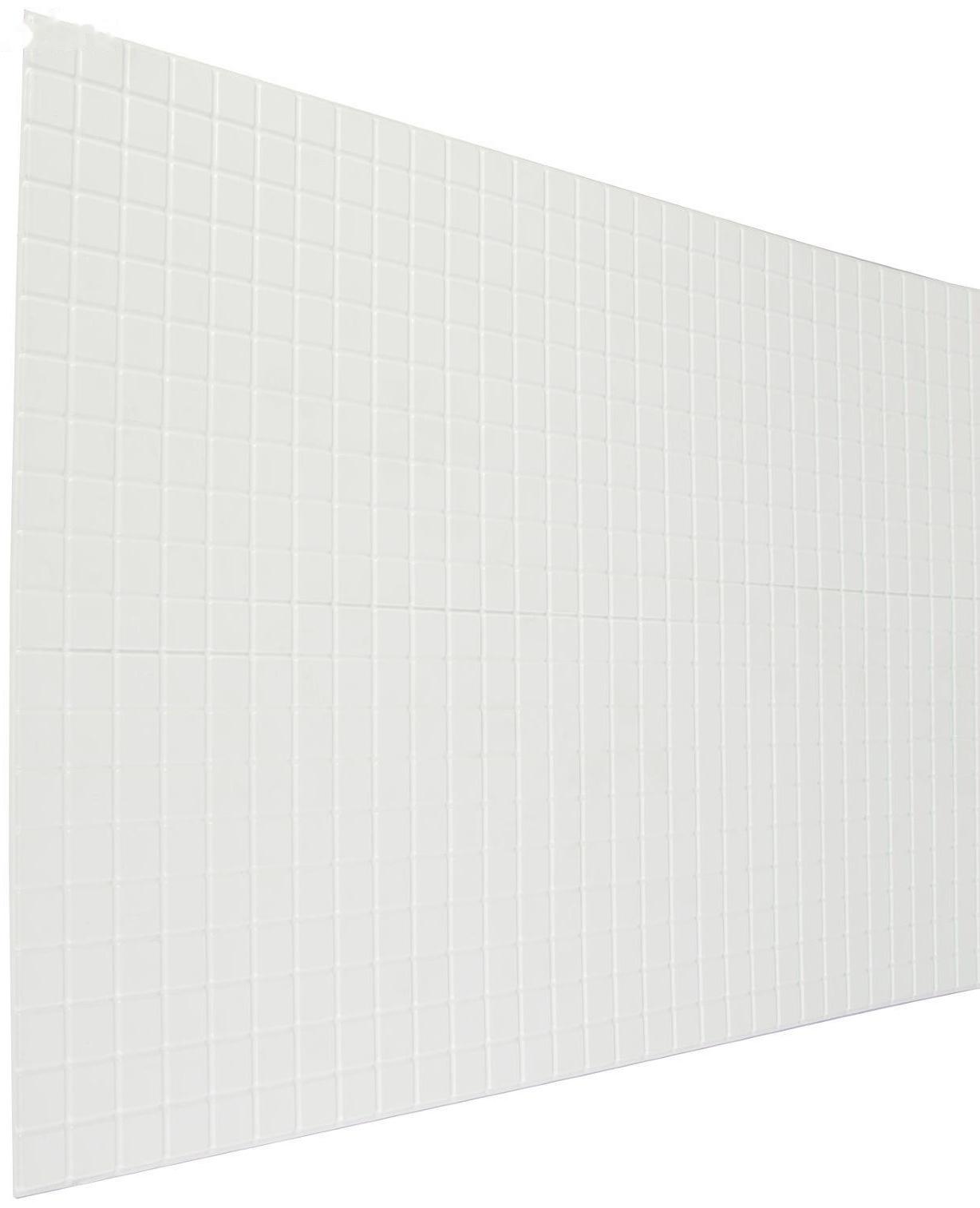 Панель ПВХ мозаика Белая 485х960