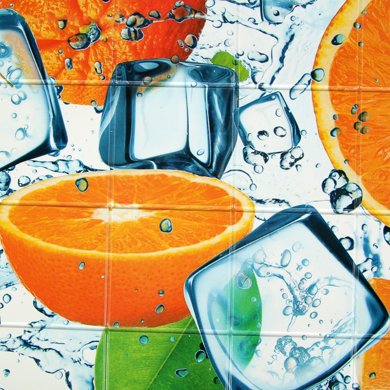 Панель ПВХ плитка Апельсин 485х960