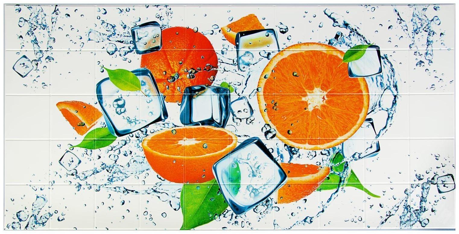 Панель ПВХ плитка Апельсин 485х960