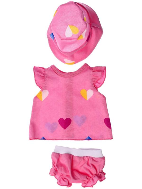 Одежда для кукол «Туника и трусики со шляпкой»