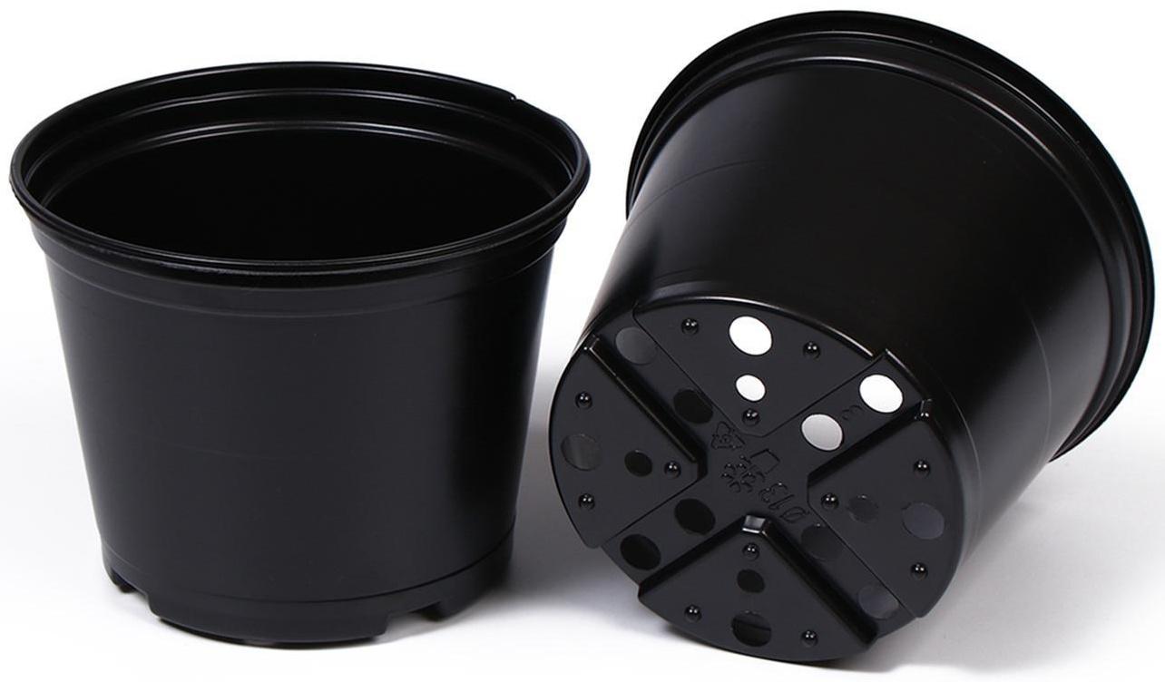 Горшки для рассады Greengo d = 11 см, h = 11 см, чёрный, 520 мл. / 75 шт.