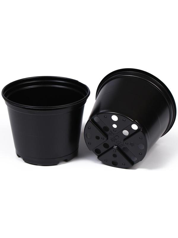 Горшки для рассады Greengo d = 11 см, h = 11 см, чёрный, 520 мл. / 75 шт.