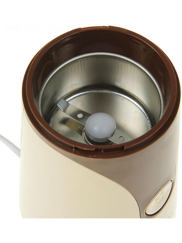 Кофемолка ENERGY EN-106, электрическая, 150 Вт, 50 г, коричневая