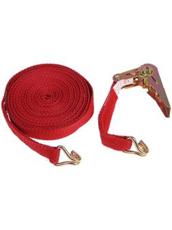 Стяжка груза с механизмом 110 мм, ширина ленты 25 мм, нагрузка 200/400 кг, длина 8 м