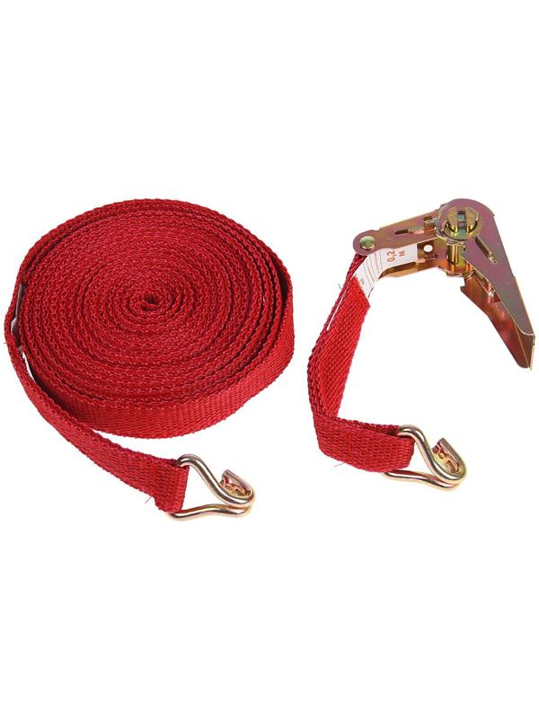 Стяжка груза с механизмом 110 мм, ширина ленты 25 мм, нагрузка 200/400 кг, длина 8 м