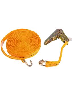 Стяжка груза с механизмом 110 мм, ширина ленты 25 мм, нагрузка 400/800 кг, длина 10 м