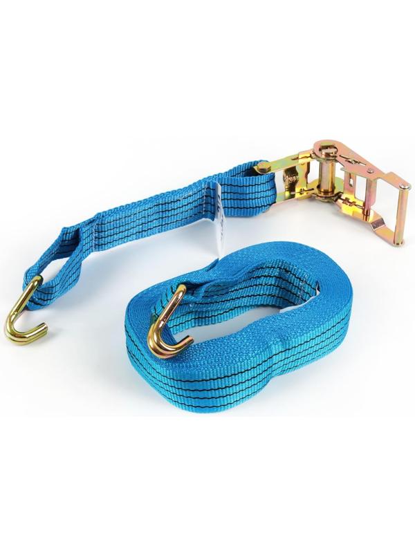 Стяжка груза с механизмом 130 мм, ширина ленты 38 мм, нагрузка 2000/4000 кг, длина 8 м